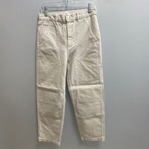 Edwin USA Mid-Rise Hayley Pant in Stone, Size 26 - NWOT